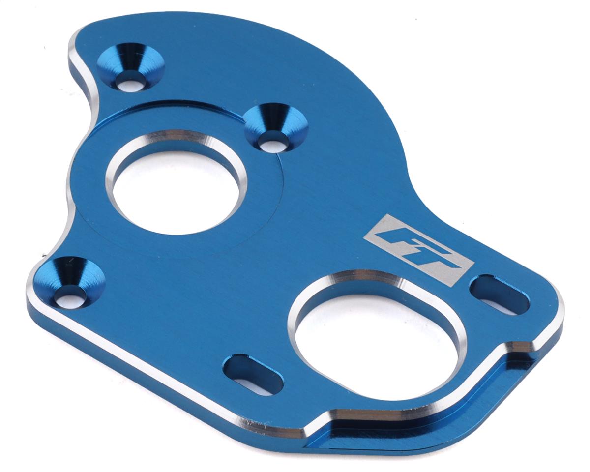 Aluminum Factory Team Laydown/Layback Motor Plate 3.5mm Blue for B6.1 (ASC91907)