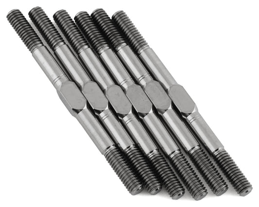 Titanium Factory Team Turnbuckle Set 3.5mm for B6.4/B6.4D (6) (ASC92360)