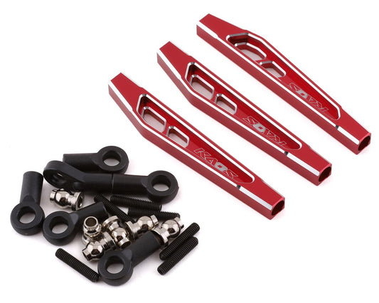 F450 69mm Aluminum Front Upper and Lower Suspension Links (Red) (3) (CEGCKD0369)