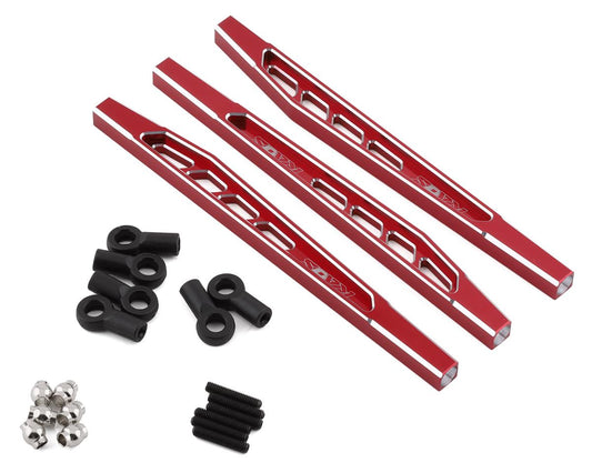 F450 117mm Aluminum Rear Upper and Lower Suspension Links (Red) (3) (CEGCKD0370)