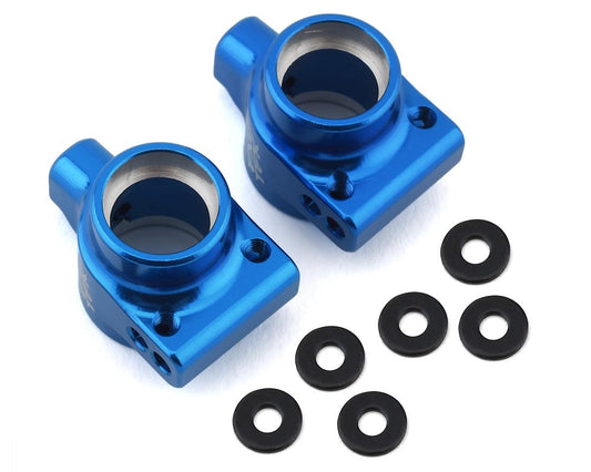 DR10 Aluminum Rear Hubs Blue (2) (EXO1956)
