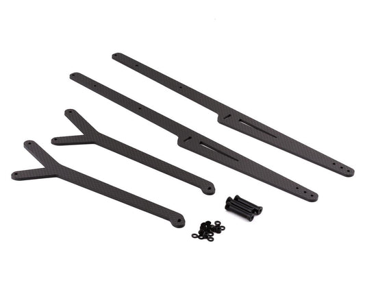 TLR 22S Losi Drag Carbon Fiber Adjustable Ladder Wheelie Bar Set (EXO2033)