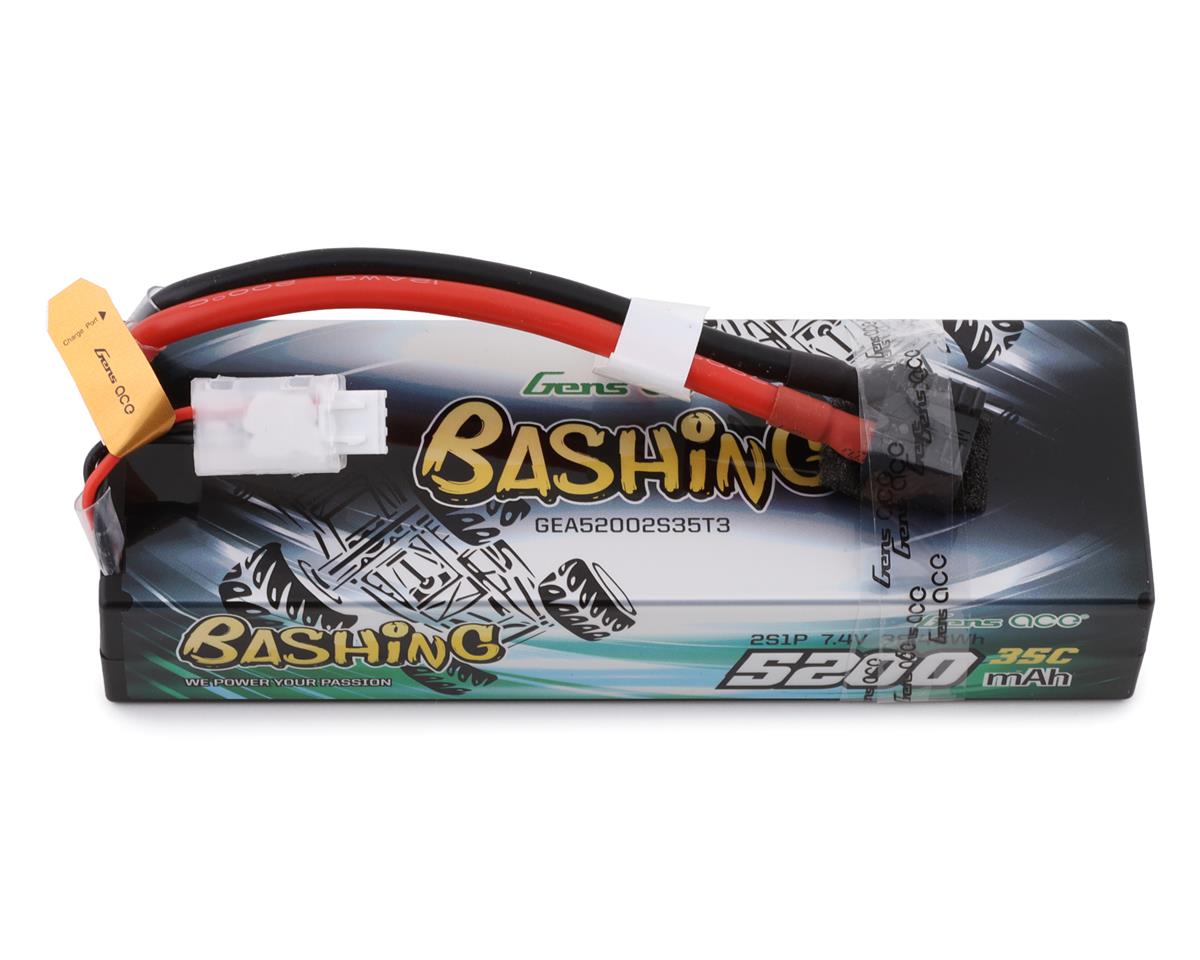 5200mAh 7.4V 35C 2S Bashing Series Hardcase LiPo Battery Pack with Deans Plug (GEA52002S35T3)