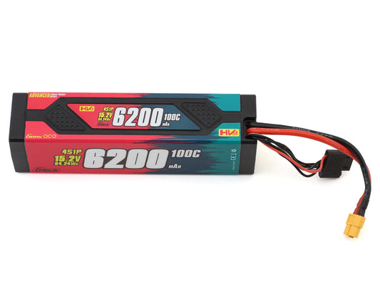 6200mAh 15.2V 100C 4S G-Tech Smart Advanced Series Hardcase LiHV Battery Pack with XT60 Plug (GEA624S10X6GT)