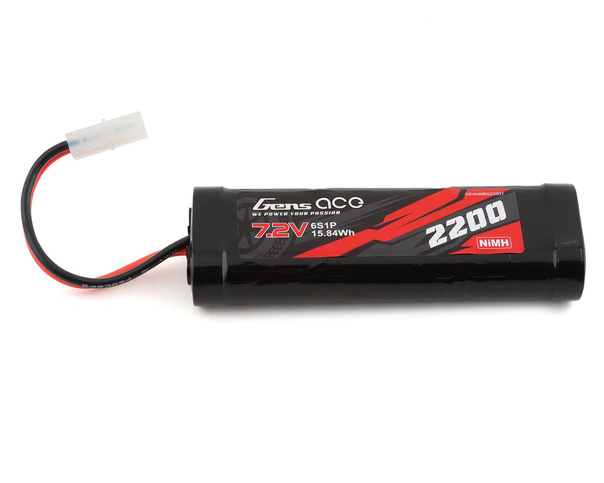 2200mAh 7.2V 6-Cell NiMH Battery Pack with Tamiya Plug (GEANM6S2200T)