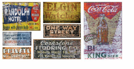 Ghost Sign Decals -- Set #1 (T2DNSGHOS001)
