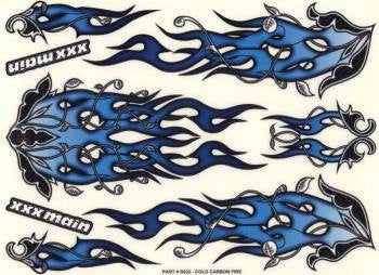 Cold Carbon Fire Sticker (XXXS032)