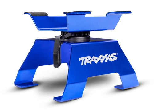 SMALL RC CAR/TRUCK STAND BLUE (TRA8796BLUE)