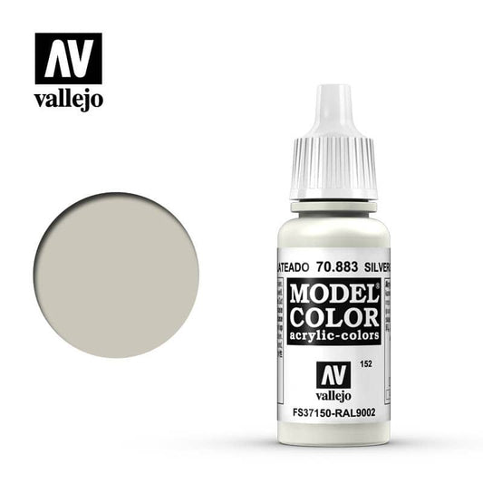 Model Color Silver Grey Acrylic Paint 18ml Bottle (VLJ70883)