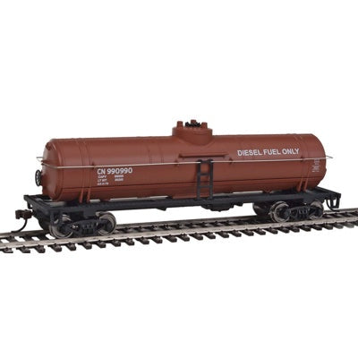 HO Tank Car Ready to Run Canadian National Boxcar Red, Diesel Fuel Service (931-1445)