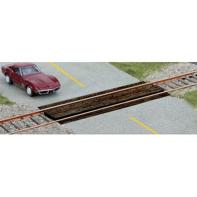 HO Wood Grade Crossing Laser-Cut Wood Kit (2) (949-4159)