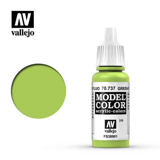 17Ml Bottle Green Flourescent (VLJ737)