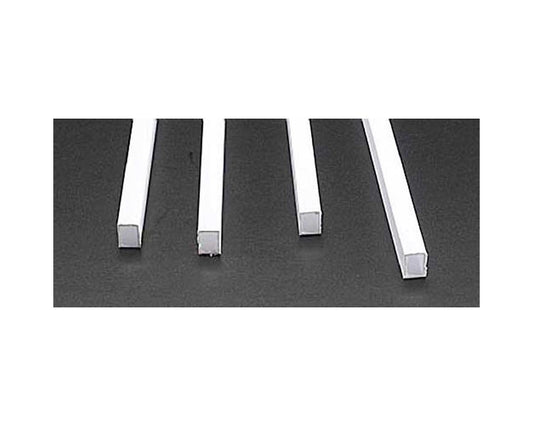 Rectangle Tube Styrene 3/8'' (4) (PLS90633)