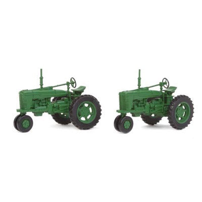 HO Assembled Farm Tractor 2-Pack Green (949-4161)