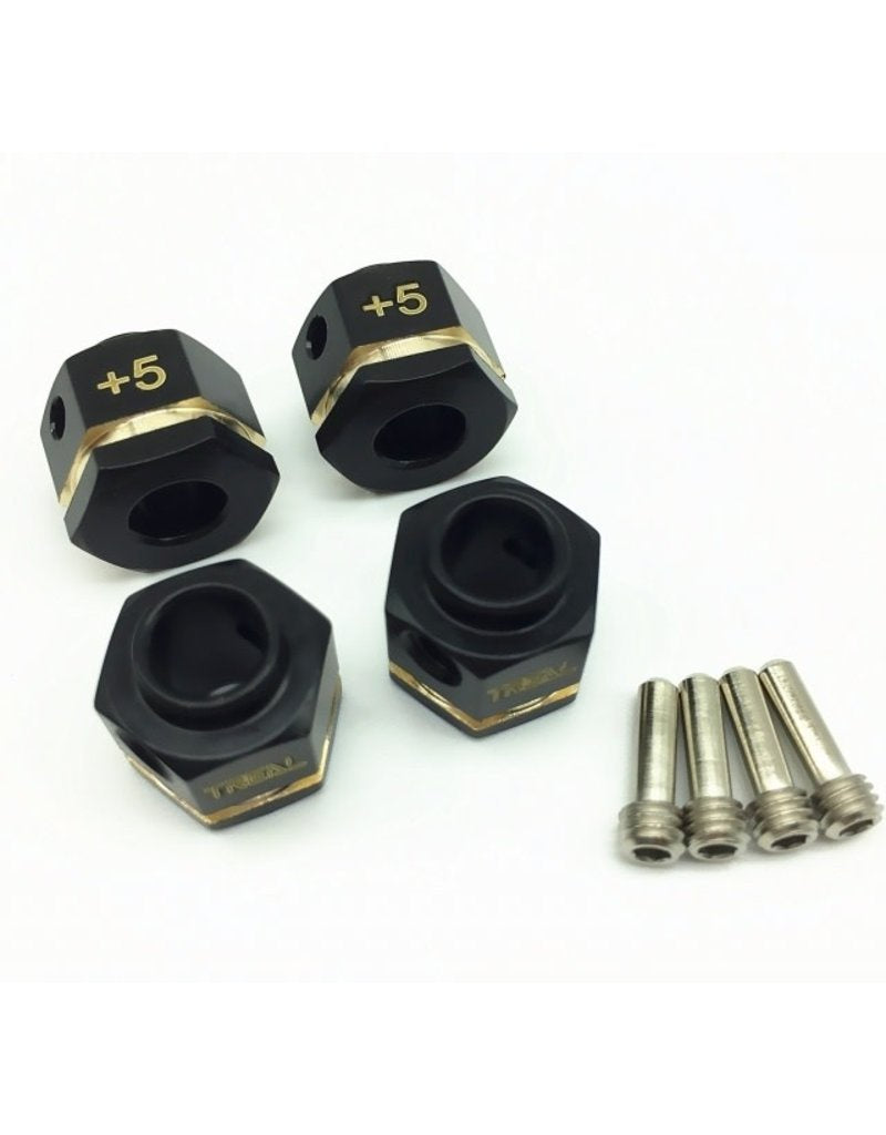 TRX-4 Brass Hex +5 Black (TRLX0023GW5H1)