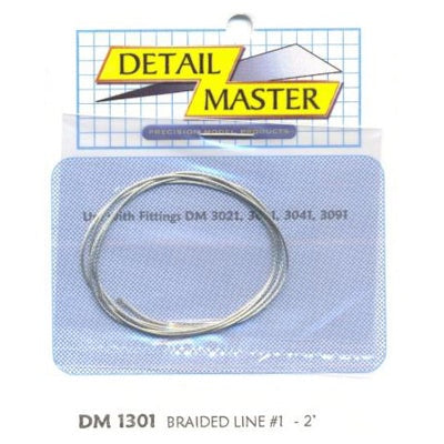 1301 Braided Line #1 .020-2Ft (DTMS1301)