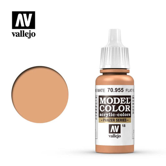 Model Color Flat Flesh Acrylic Paint 18ml Bottle (VLJ70955)