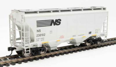 HO 39' Trinity 3281 2-Bay Covered Hopper Ready to Run Norfolk Southern #236102 (910-7587)