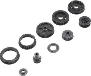 Drive & Differential Pulley Set: (TLR232046)