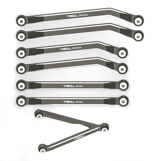 SCX24 8PC LINKS C10 BRONCO GRAY (TRLX003AR3K7T)