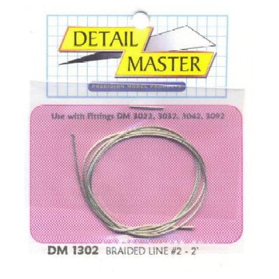 1302 Braided Line #2 .025-2Ft (DTMS1302)