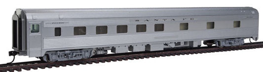 HO 85' Budd 10-6 Sleeper Ready to Run Santa Fe Silver (910-30102)