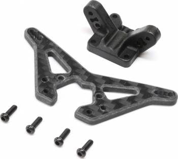 CARBON REAR SHOCK TOWR: MINI-B (TLR314000)