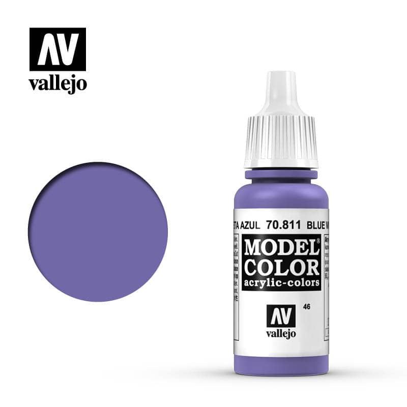 Model Color Blue Violet Acrylic Paint 18ml Bottle (VLJ70811)