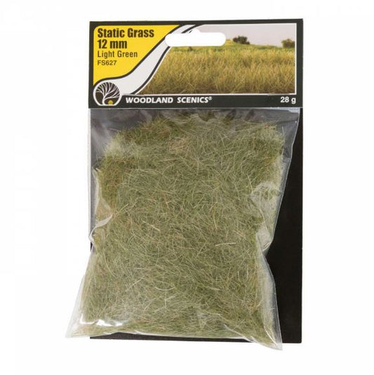 Static Grass, Light Green 12Mm (WOOFS627)