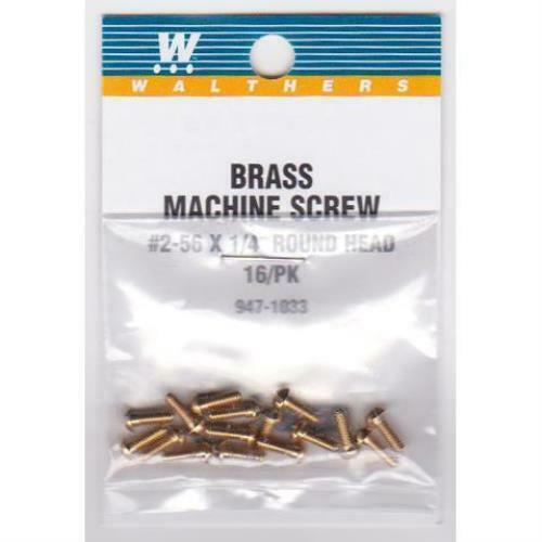 Screw Brass 2-56 X 1/4" (947-1033)