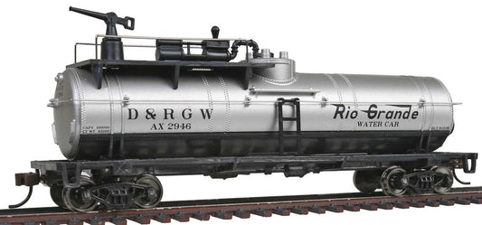 HO Firefighting Car Ready to Run Denver & Rio Grande Western #Ax 2946 Silver, Black (931-1791)