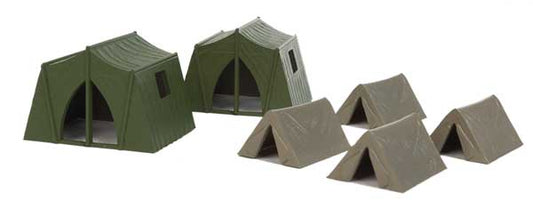 HO Camping Tents (6) (949-4165)