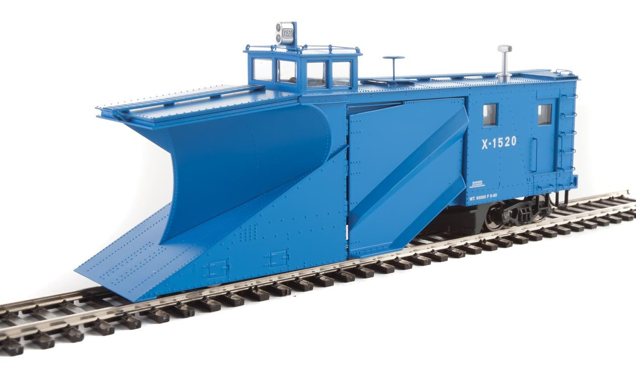 HO Russell Snowplow Ready to Run Great Northern #X-1520 Big Sky Blue (920-110026)