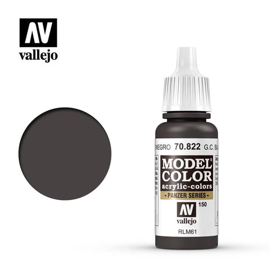 Model Color German Camouflage Black Brown Acrylic Paint 18ml Bottle (VLJ70822)