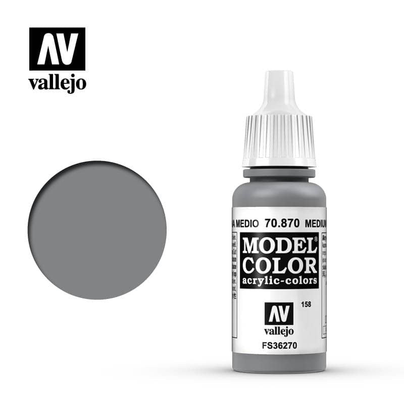 Model Color Medium Sea Grey Acrylic Paint 18ml Bottle (VLJ70870)