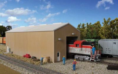 HO Modern Single-Track Engine House Kit (933-2985)