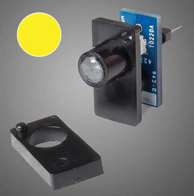 A Single Color Led Fascia Indicator Walthers Layout Control System Yellow (942-155)