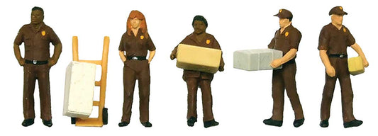 Ups Delivery Personnel W/Handcar (949-6043)