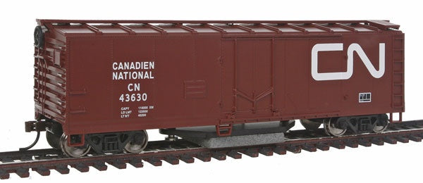 HO 40' Plug-Door Track Cleaning Boxcar Ready to Run Canadian National (931-1481)