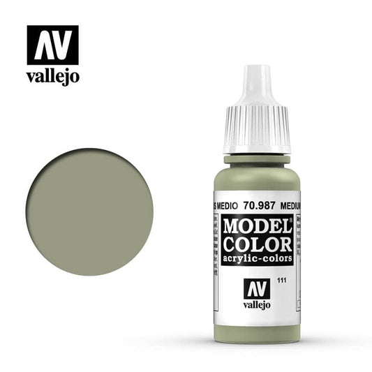 Model Color Medium Grey Acrylic Paint 18ml Bottle (VLJ70987)