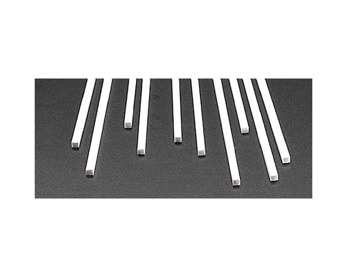 Square Rod Styrene 1/8" (10) (PLS90780)