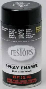 SPRAY BLACK 3 OZ. (TES1247T)