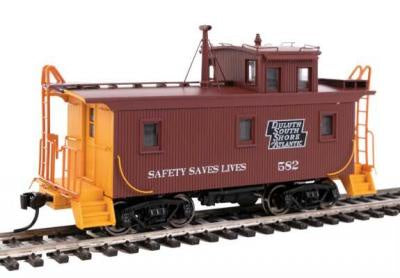 HO DM&IR Class G2 Wood Caboose Ready to Run Duluth, South Shore & Atlantic #582 (920-103462)