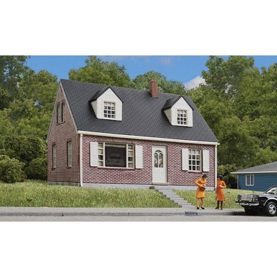 Brick Cape Cod House -- Kit - 4- (933-3774)
