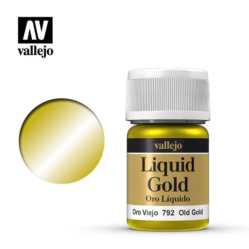 35Ml Metallic Liquid Old Gold (VLJ792)