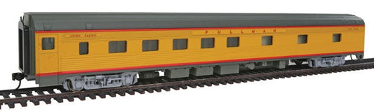 HO 85' Budd 10-6 Sleeper Ready to Run Union Pacific Armour Yellow, Gray, Red (910-30108)