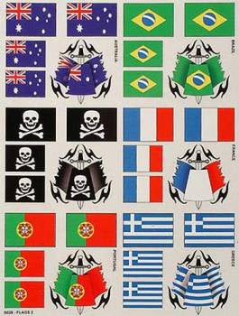 Flags 2 Sticker Sheet (XXXS026)