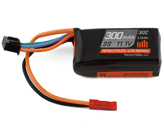 300mAh 3S 11.1V 30C LiPo Battery (SPMX3003SJ30)