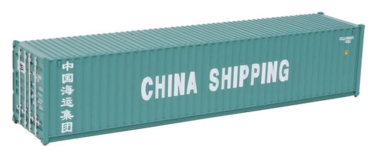 HO Assembled 40' Corrugated Container China Shipping Green, White (949-8151)