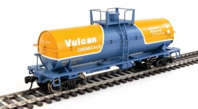 HO 36' Chemical Tank Car Ready to Run Vulcan Chemical Gatx #33789 (910-48021)